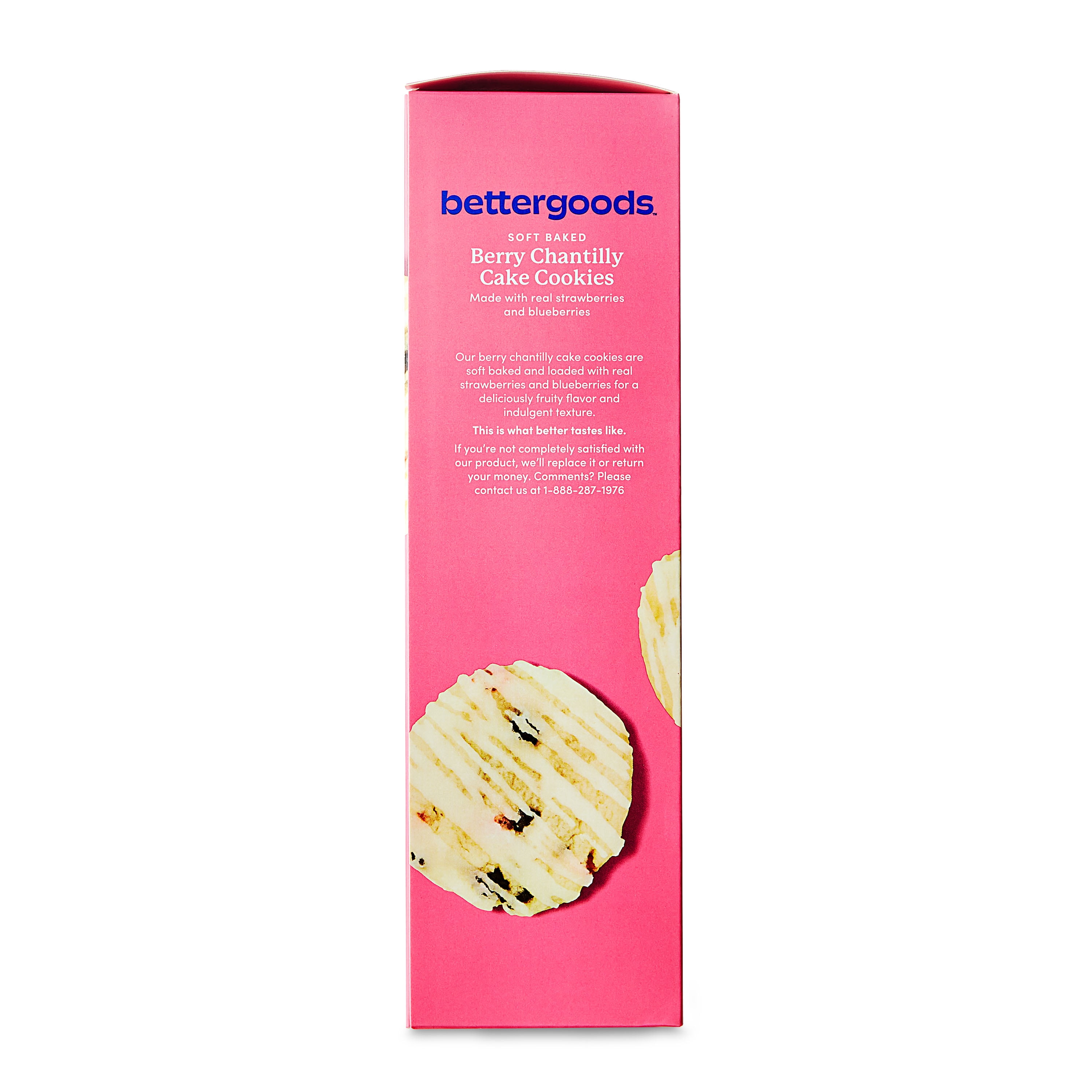 bettergoods Soft Baked Berry Chantilly Cake Cookies, 6 oz