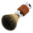 thumbnail image 2 of Cepillo para Barba de Pelo de Tejón Puro, Cepillo de Afeitar para Hombre con Manejar de Madera, Suministro de Maquinillas de Afeitar, 2 of 5