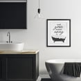 thumbnail image 3 of Stupell Industries Farmhouse Bubble Bath Wash Worries Black Framed Print Under Glass, 17 x 21, by Lettered and Lined, 3 of 8