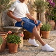 thumbnail image 6 of UDAUDU Mens Cargo Shorts Casual Elastic Waist Twill Work Shorts Relaxed Fit Hiking Chino Hiking Stretch Short Pants with Multi Pockets Sky Blue 2XL, 6 of 9