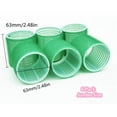 thumbnail image 2 of Self Grip Hair Rollers Curlers 18Pcs No Heat Hair Rollers 2 Sizes (6 Jumbo, 12 Large) for Long Medium Short Thick Fine Thin Hair Volume (Random Color), 2 of 8