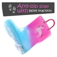 thumbnail image 5 of Kushyshoo Kids Blue Pink Unicorn Light up Rain Boot Size 6 Toddler Girl, 5 of 6