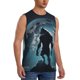 thumbnail image 2 of Balery Moon Wolf Warrior Camisetas sin mangas para hombre, absorbe la humedad y protege contra el mal olor.-Small, 2 of 7