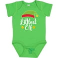 thumbnail image 3 of Inktastic Christmas Littlest Elf Holiday Boys or Girls Baby Bodysuit, 3 of 5