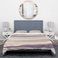 thumbnail image 2 of Designart 'Shape of Glam Purple III' Geometric Duvet Cover Set, 2 of 4