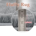 thumbnail image 6 of BERTHMEER 9'x12' Large Shag Area Rugs for Living Room Bedroom Dining Room Office Modern Checkered Geometric Contemporary Plush Soft Fuzzy Fluffy Washable Carpets, Gray, 6 of 6