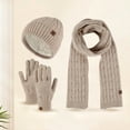 Hat Scarf Gloves Set For Men And Women 2023