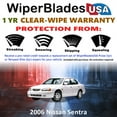 thumbnail image 2 of 2006 Nissan Sentra Beam Wiper Blades Wipers w/1yr Warranty (Set of 2), 2 of 5
