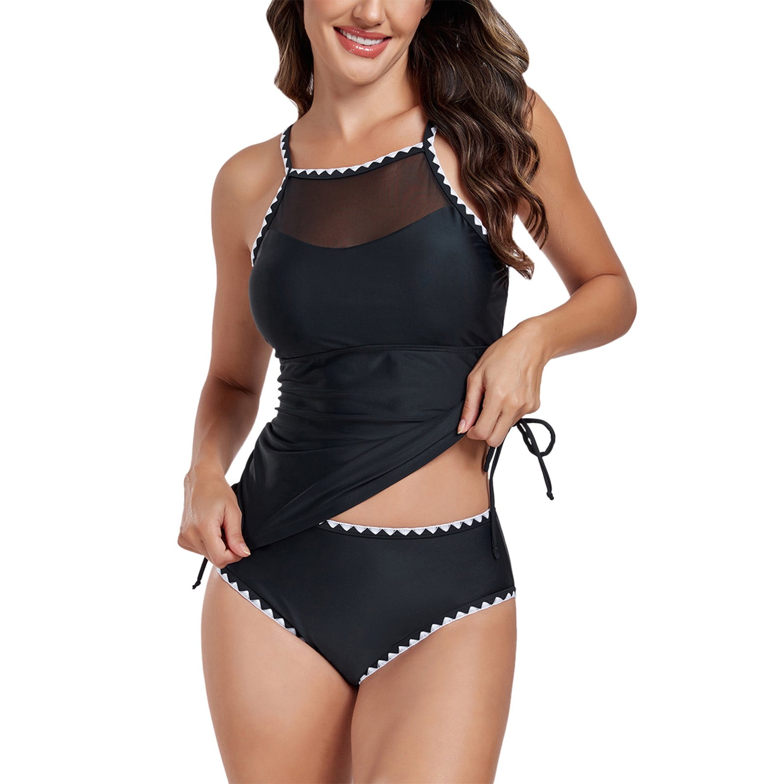 Womens Underwear Boys Board Shorts Size 12 14 Women s Summer Solid Color Flower Bud Two Piece Swimsuit Sexy Bikini Two Piece Adult Female Clothes