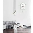 thumbnail image 6 of Cuckoo Wall Clock, Natural Bird Voices Or Cuckoo Call, Birdhouse Clock Pendulum, Wall art for home Living Room kitchen and office Decoration for Shelves White, 6 of 8
