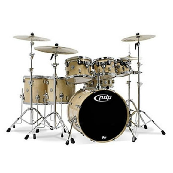 PDP  Natural Lacquer - Chrome Hardware Kit Drums, 7 Piece