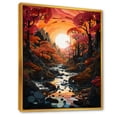 thumbnail image 2 of Designart "The Beauty Of Serene Lake Sunrises" Landscape Lake River Floater Framed Wall Decor, 2 of 5