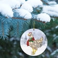 thumbnail image 4 of Navidad Dibujos Animados Pollo Pato Árbol De Navidad Adorno Colgante Decoración De Fiesta Navideña Speravity HA042683-02, 4 of 6