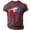 Wine, variant on Men's 250th Anniversary USA T Shirt 1776-2026 Airshow Jets Freedom Celebration Tee