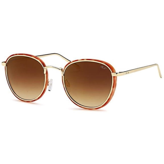 Mia Nova MN - 133T Premium Round Sunglasses, Tortoise