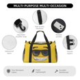 thumbnail image 4 of Easygdp Smiling With Sunglasses Bolsa de Gimnasio, Bolsa de Viaje Duffel, Bolsa de Fin de Semana con Compartimentos, Bolsa de Mano para Noche, 4 of 7