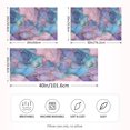 thumbnail image 2 of Yayeee Pillowcase Queen Size Set of 2 Satin Wrinkle Resistant Envelope Pillow Case, Pink Marble Pattern, 2 of 8