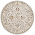 thumbnail image 2 of Safavieh Hamilton Arielle Oriental Polyester Area Rug, Ivory/Rust, 6'7" x 6'7" Round, 2 of 7