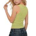 thumbnail image 5 of Tsesme Summer Sleeveless T-Shirt for Girls, Round Neck Slim Fits Crop Tank Tops, Summer Breathable Comfy Tanks 2-14 Year, 5 of 9