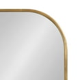 thumbnail image 4 of Kate and Laurel Caskill Modern Arched Wall Mirror, 36 x 24. Gold, Decorative Wide MIdcentury Mirror for Wall Decor with Wide Arched Frame and Sophisticated Look, 4 of 8