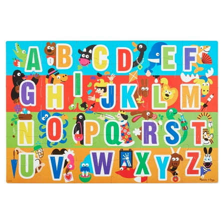 Melissa & Doug Alphabet Giant Cardboard Floor Puzzle (36 Pcs)
