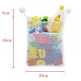 Bath Toy Storage - Hanging Bath Toy Holder, with Suction & Adhesive ...