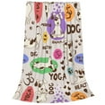 thumbnail image 2 of Sikiie Dog Doing Yoga Ultra-Soft Micro flannel Blanket Luxury All Seasons Warm Blanket for Bedding Sofa and Travel (4 sizes)-60"x50", 2 of 7