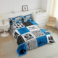 thumbnail image 3 of YST Blue Rv Bedding Set Full Rustic Camper Decor Comforter Set Camping Bunk Accessories For Camper Car Rv Comforter For Travel Trailers Country Buffalo Plaid Pine Tree Arrow Bed Set, 3 of 6