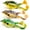 3-2, variant on Topwater Frog Lure Bass Trout Fishing Lures Kit Set Realistic Prop Frog Soft Swimbait Floating Bait with Weedless Hooks for Freshwater Saltwater
