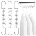 thumbnail image 6 of Masteelf  3 Pcs Closet Organization System Apartment Essentials Silver, 6 of 8