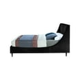 thumbnail image 6 of Meridian Furniture Eva Black Velvet Upholstered Full Bed, 6 of 8