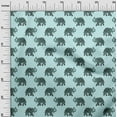 thumbnail image 2 of oneOone Organic Cotton Poplin Twill Fabric Elephant Block Fabric Prints By Yard 42 Inch Wide, 2 of 4