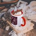thumbnail image 5 of 3dRose, squirrel climbing tree reddish, 15oz Two-Tone Red Mug, 5 of 7