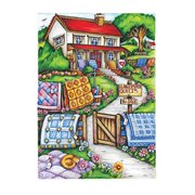 Creative Haven: Village Charm Coloring Book, Book 1, (Paperback)