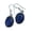 lapis-lazuli, variant on Pure 925 Sterling Silver Dangle Teardrop Earrings For Women, Oval Labradorite Genuine Healing Gemstone Unique Handmade Jewelry For Her
