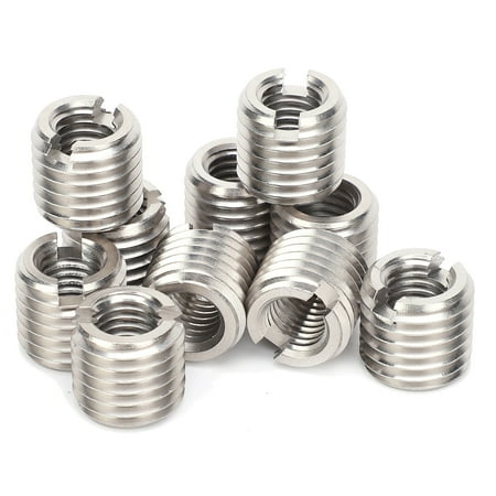 

Male Female Thread Reducing Nut Thread Reducing Nut 10Pcs 15MM Thread Inserts Set For Threaded Hole Repairing