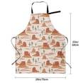 thumbnail image 2 of Kdxio Western Desert Nature Landscape Apron with Pockets Adjustable Kitchen Aprons for Men Women Waterproof Aprons for Cooking,Drawing,Crafting, Baking Household Cleaning, 2 of 5
