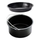 thumbnail image 2 of Accesorios para freidora de aire Molde para pasteles Utensilios para hornear Bandeja para hornear Molde para pasteles recubierto Molde para pizza 6 pulgadas, 2 of 8