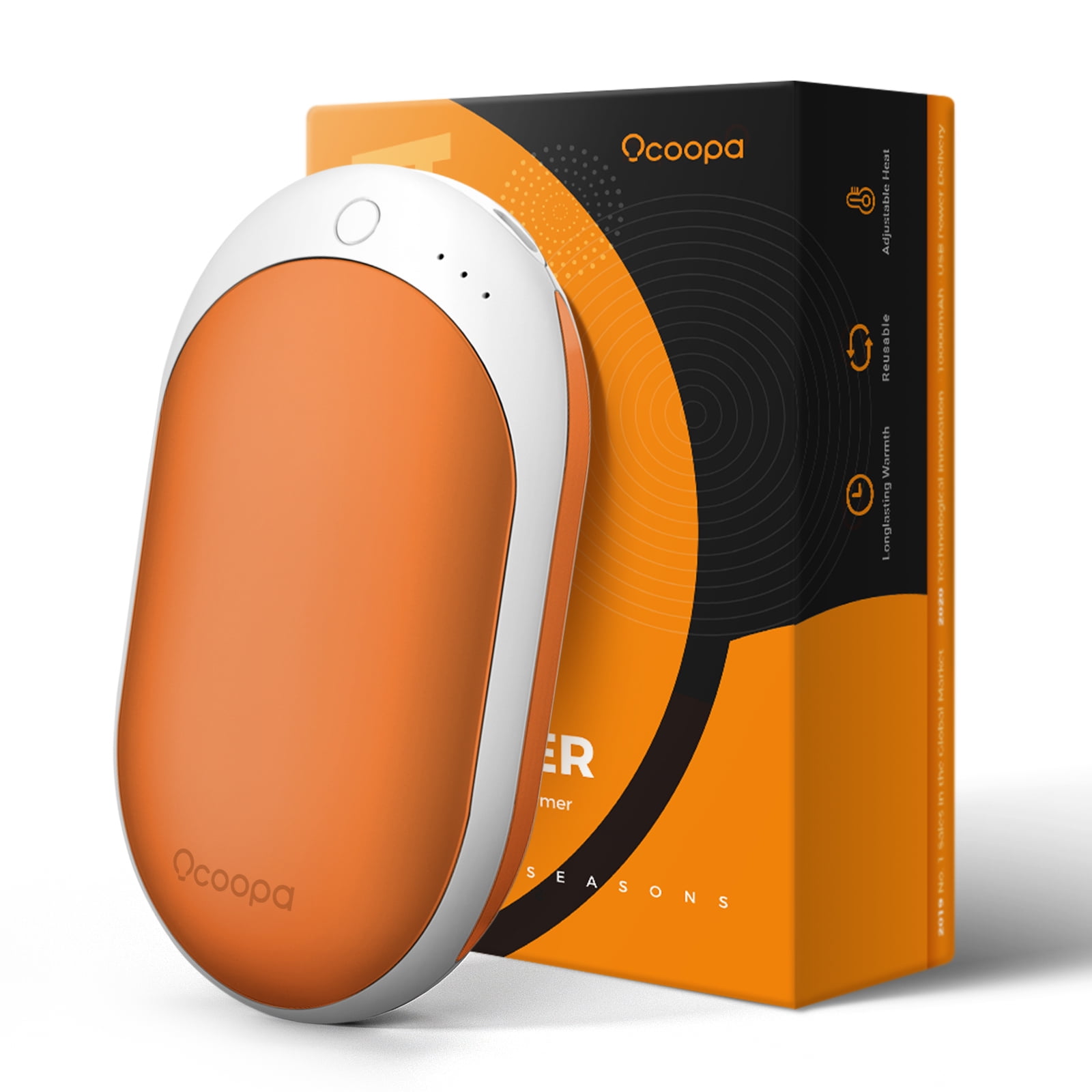 OCOOPA Hand Warmers Rechargeable, 7800mAh LongLasting Heating