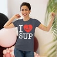 thumbnail image 5 of Women's "I Love SUP" Triblend Tee by Bird Island Outfitters, 5 of 5