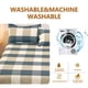 thumbnail image 5 of Juego de edredón tamaño matrimonial | Ropa de cama de 3 piezas para todas las estaciones | Microfibra de poliéster suave | Resistente al encogimiento y a la decoloración | Sábanas y fundas de, 5 of 6