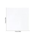 thumbnail image 3 of Hyknon Sticky Notes 3x3 Inch, 100 Sheets/Pad Self-Stick Pads Pastel Solid Color Sticky Note, Recyclable Stickers Note Tabs, Easy to Post Removable Reminder Labels for Home Office Daily, White, 3 of 7