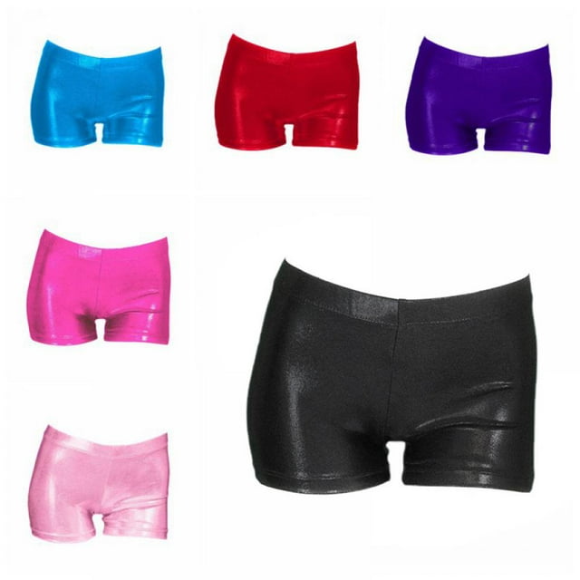 Short de Danse et de Gymnastique pour Enfants Garçons Filles Acrobaties Athlétique Short Chaud Tenue de Danse