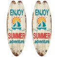 thumbnail image 1 of Letreros Surf Decoraciones SurfRush 2Pzas 16x45cm Madera Tabla de Surf., 1 of 4