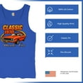 thumbnail image 6 of Vintage Classic 1970 Muscle Car Men's Tank Top American Power Legendary V8 Performance, 6 of 7