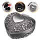 thumbnail image 5 of Joyería antigua Case de joyería de viaje Anillos de la forma del corazón Organizador de joyería, 5 of 5