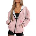 thumbnail image 4 of SCRAWLGOD Love Heart Zip Hoodies for Women Plus Size M Womens Graphic Hoodies Long Sleeve Hooded Sweater Women Travel Lightweight Women Oversized Sweatshirt, 4 of 7