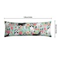 thumbnail image 6 of Dog Lover's Body Pillow Cover - Soft & Breathable, Hidden Zipper, 20"x54", Cute Puppy & Floral Print - Perfect Gift for Pet Lovers, Side Sleepers & Dog Themed Decor, 6 of 7