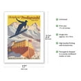 thumbnail image 2 of Berghotel Predigtstuhl - Ski Resort - Bad Reichenhall Bavaria Germany - Berchtesgaden Recreation Area - Vintage Travel Poster c.1935 - Bamboo Fine Art 290gsm Paper (Unframed) 17x22in, 2 of 4