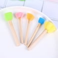 thumbnail image 6 of Tnobhg 5Pcs Sponge Stamp Stick DIY Painting Stencil Wooden Handle Easy to Clean Different Size Kids DIY Painting Stencils Arts Tool, 6 of 7